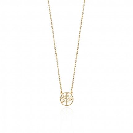 Collier rbre de Vie Plaqu Or