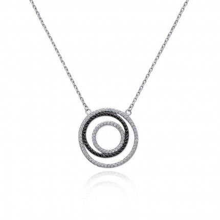 Collier Zirconium Argent 925/1000