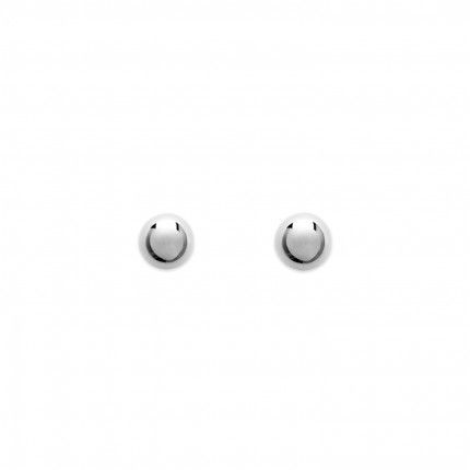 Boucles d'Oreilles Boules 8 mm Argent 925/1000