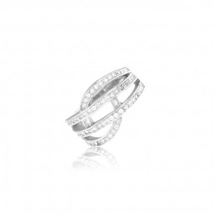 Bague fashion en Argent 925/1000 avec Pierres Zircon