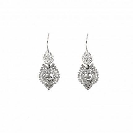 Boucles d'Oreilles Rainha Argent 925/1000