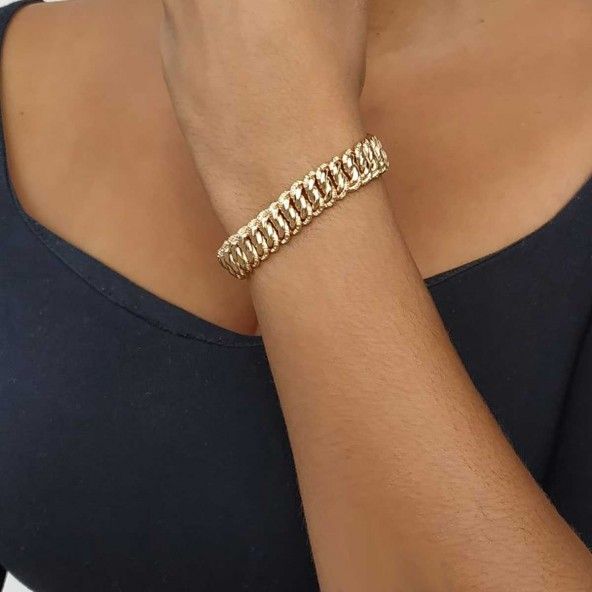 Mesh Bracelet Gold Plated