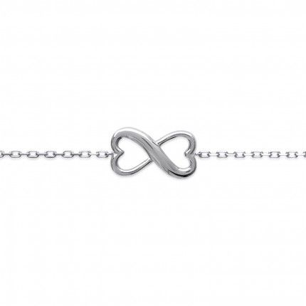 925/1000 Silver Infinity Bracelet