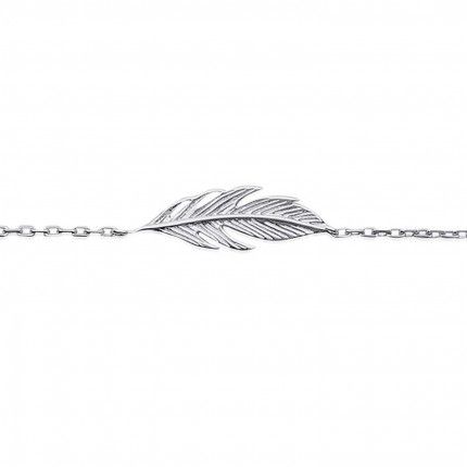 Bracelet Plume Argent 925/1000