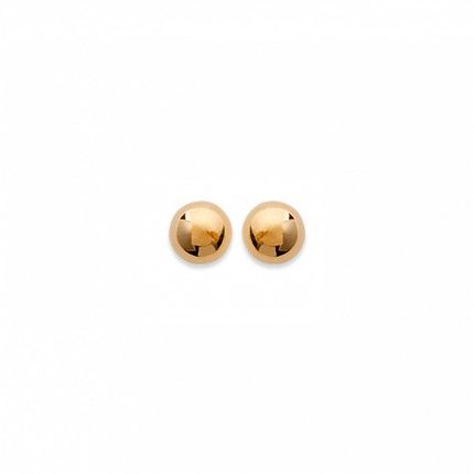 Boucles D'Oreilles Puces Boules Plaqu Or