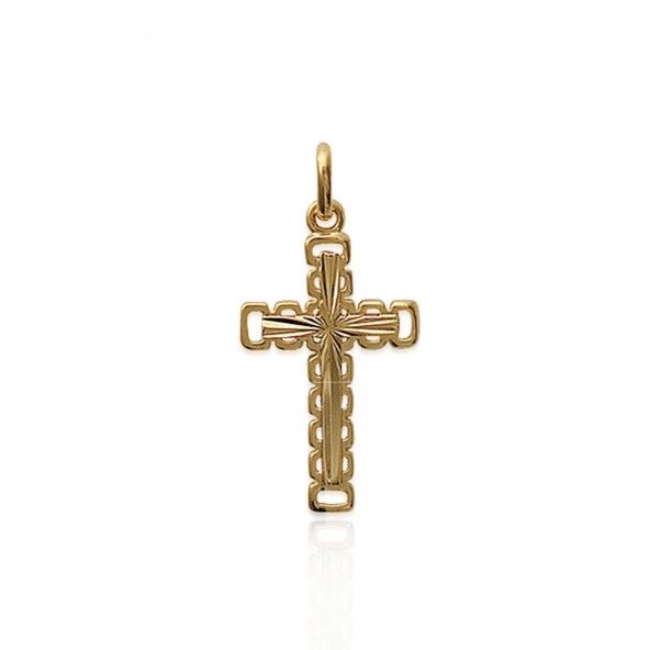 Pendentif Croix Plaqu Or