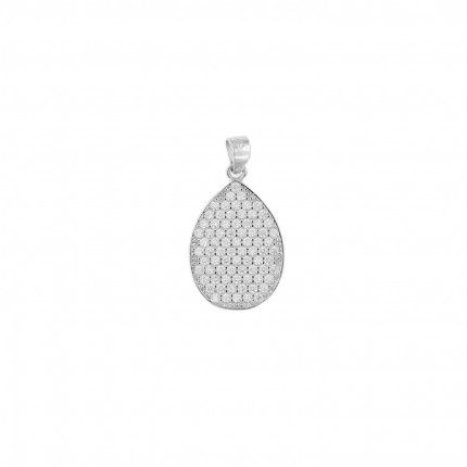 925/1000 Silver and Zirconium Pendant