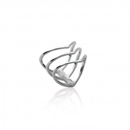 Bague Triple Argent 925/1000