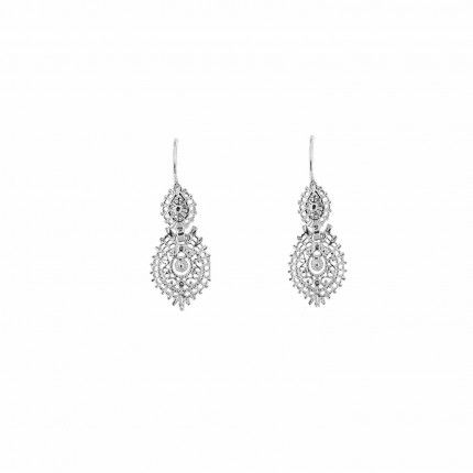 Boucles d'Oreilles Rainha Argent 925/1000 2,5 cm