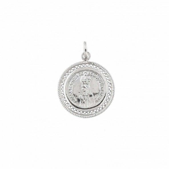 Mdaille Religieuse Fatima 2,3 cm Argent 925/1000