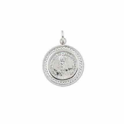 925/1000 Silver Saint Fatima 2,3 cm Pendant