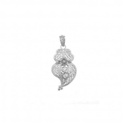 925/1000 Silver Pendant Viana Heart 3,2 cm