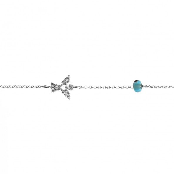 Bracelet Amulette Argent 925/1000 Ange