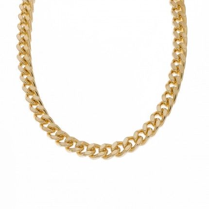 Gold Plated Chain 60 cm Lenght, 9 mm Width