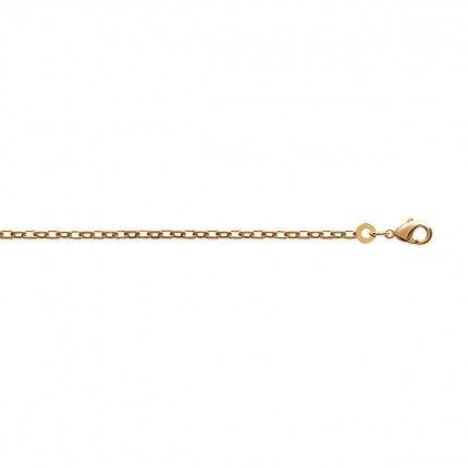 Gold Plated Forat mesh Chain 50 cm Lenght, 2mm Width.