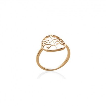 Bague Arbre de Vie Plaqu Or 16mm