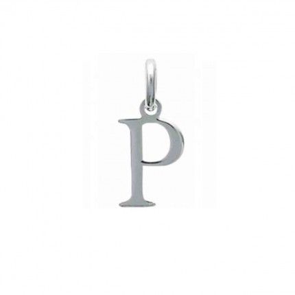 Pendentif lettre P initiale prnom en Argent 925/1000