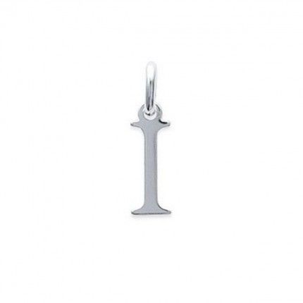 Pendentif lettre I initiale prnom en Argent 925/1000