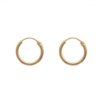 Gold Plated Hoops 16mm/2mm.