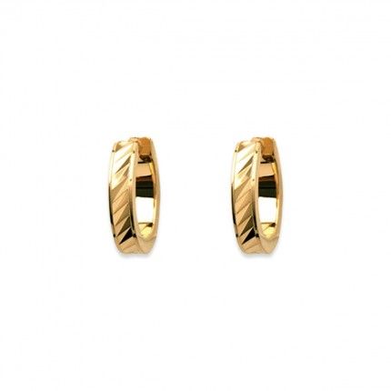 Gold Plated Hoops 15mm/3mm.