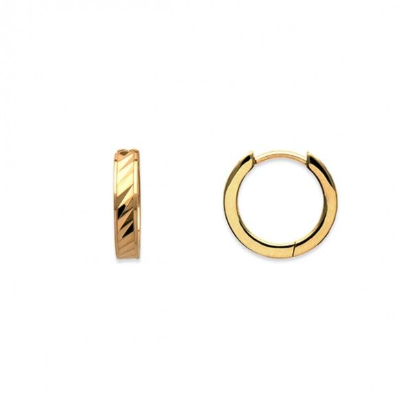 Gold Plated Hoops 15mm/3mm.