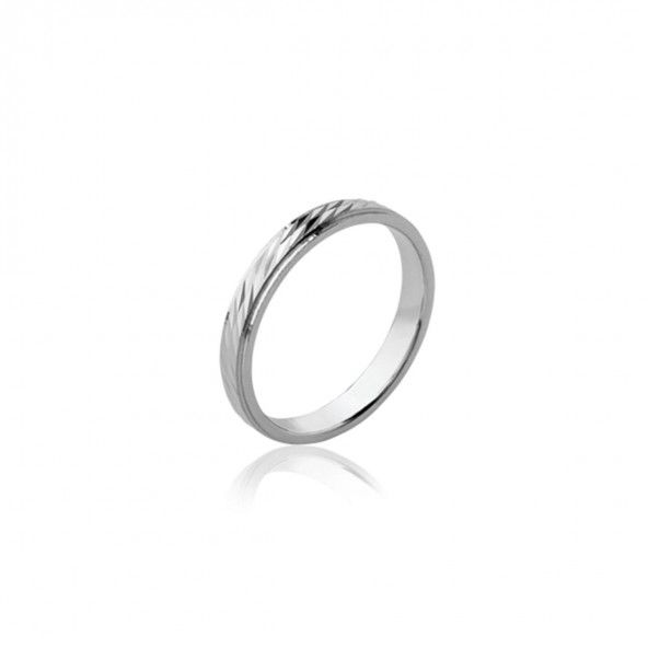 925/1000 Silver wedding ring 3mm.