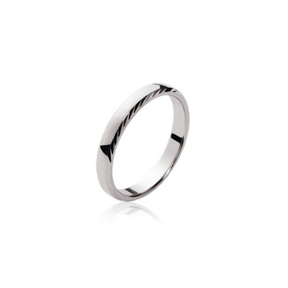 925/1000 Silver wedding ring 3mm.