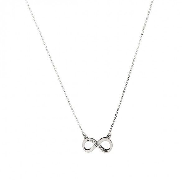 925/1000  Silver Necklace Infinity 40cm-45cm