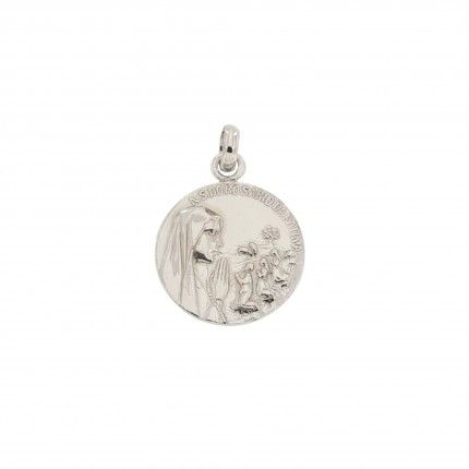 925/1000 Silver Pendent Saint Fatima 19mm.