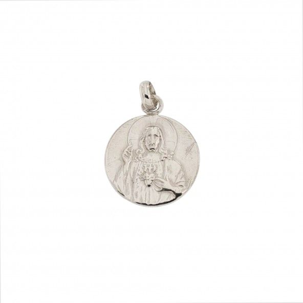 Medaille Sainte Fatima Argent 925/1000 19mm.