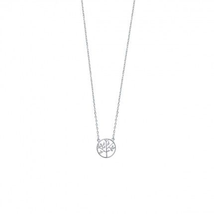 Collier Arbre de vie Argent 925/1000 45cm.