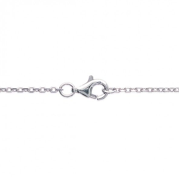 Collier Coeur Argent 925/1000 45cm.