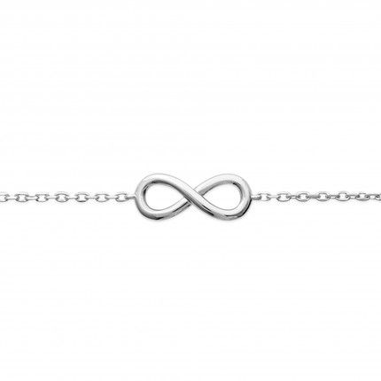 Bracelet Infini Argent 925/1000 18cm.