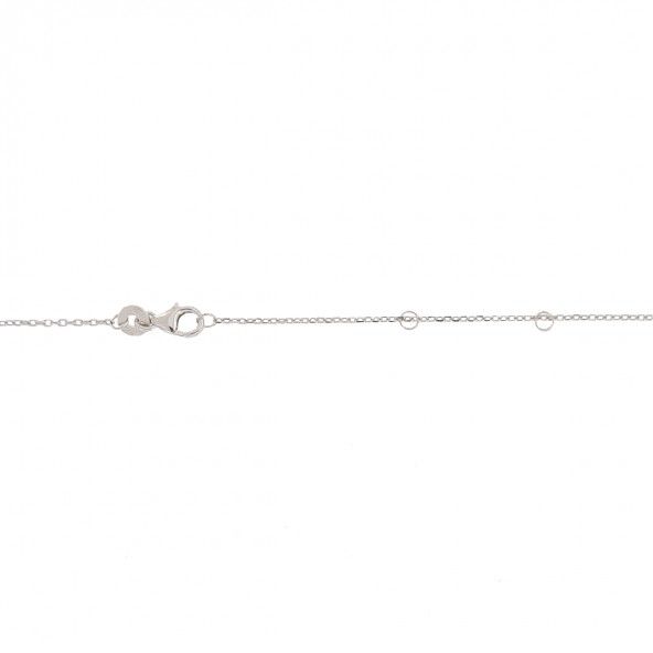 Collier Deux Coeur Argent 925/1000 45cm.