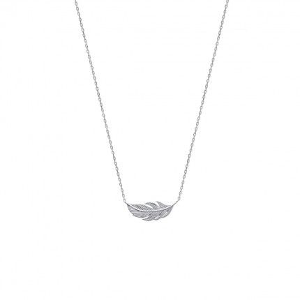 Collier Plume Argent 925/1000 45cm.