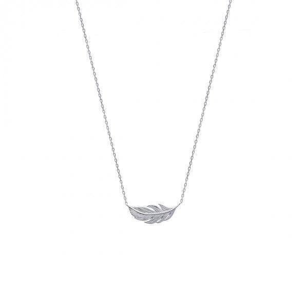 Collier Plume Argent 925/1000 45cm.