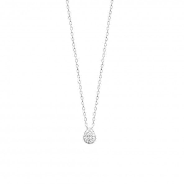 Collier Goutte Argent 925/1000 45cm.