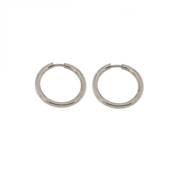 925/1000 Silver Hoops 19mm.