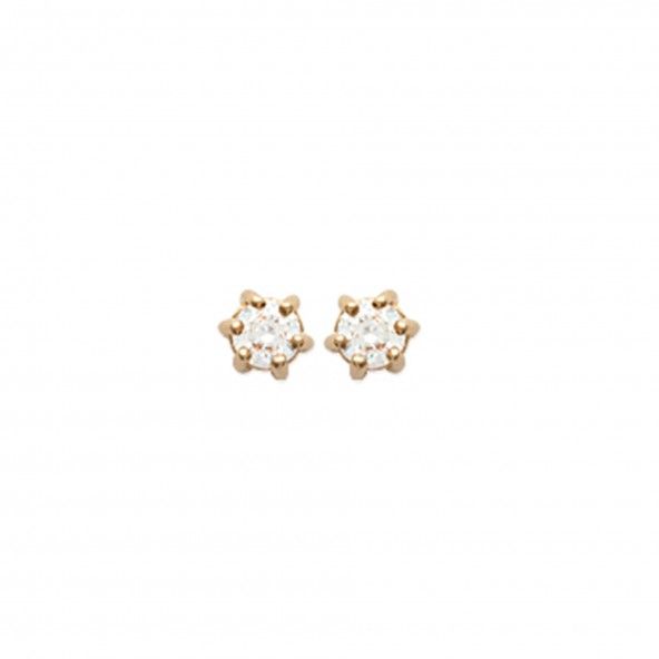 Boucles D'oreilles Plaqu Or