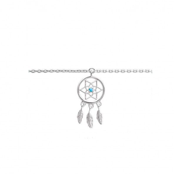 Dreamcatcher Ankle Bracelet Silver 925/1000